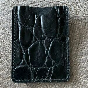 Buffalo Leather 3 x 4 inch Card Holder